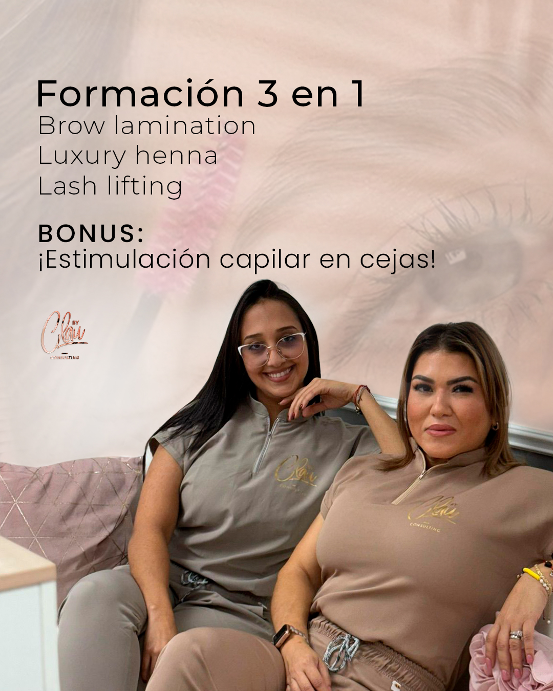 Curso 3 en 1: cejas y pestañas